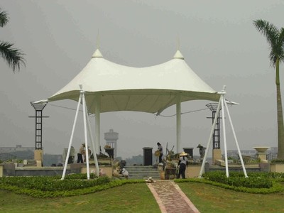 青島膜結構景觀棚 設計與施工的藝術與科學